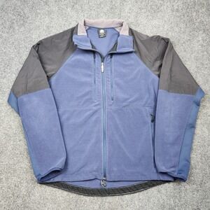 Nike ACG Jacket Mens Large Blue Therma-Fit Full Zip Fleece Outdoors‎ Vintage 90s